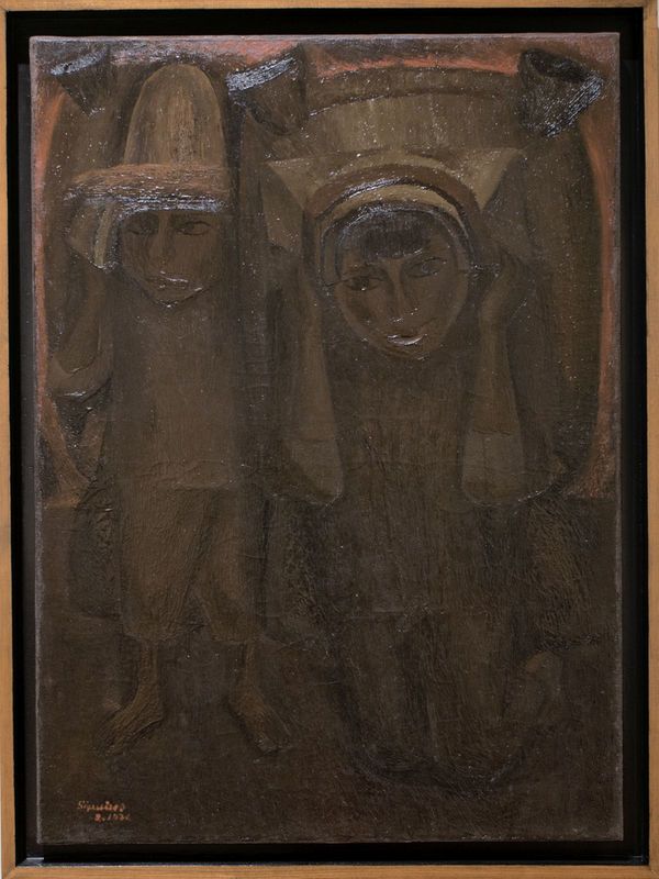 David Alfaro Siqueiros  Niños esclavos, 1930 Óleo sobre tela 